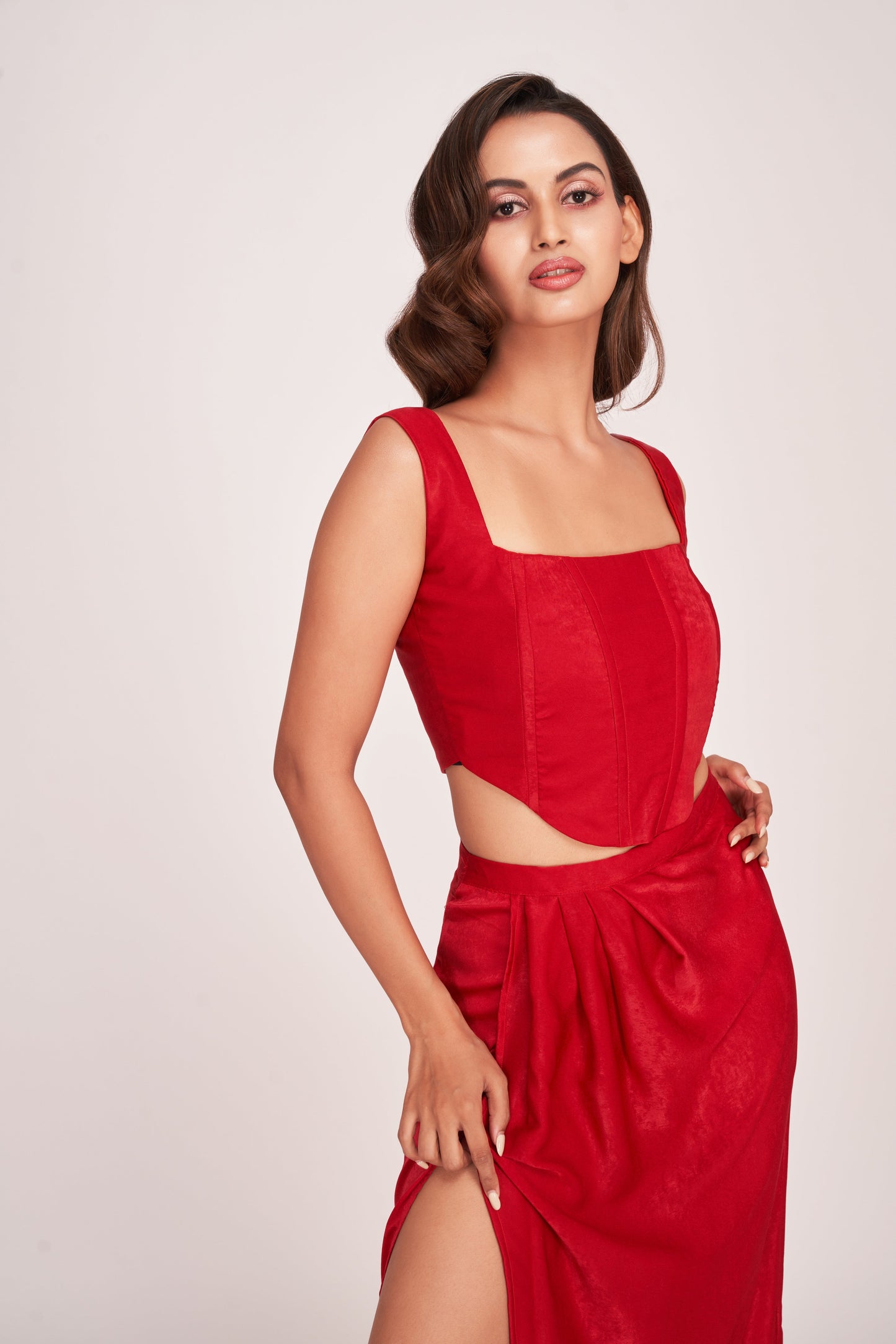 Ravishing Red Long Skirt