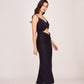 Azure Allure Ankle-Length Dress