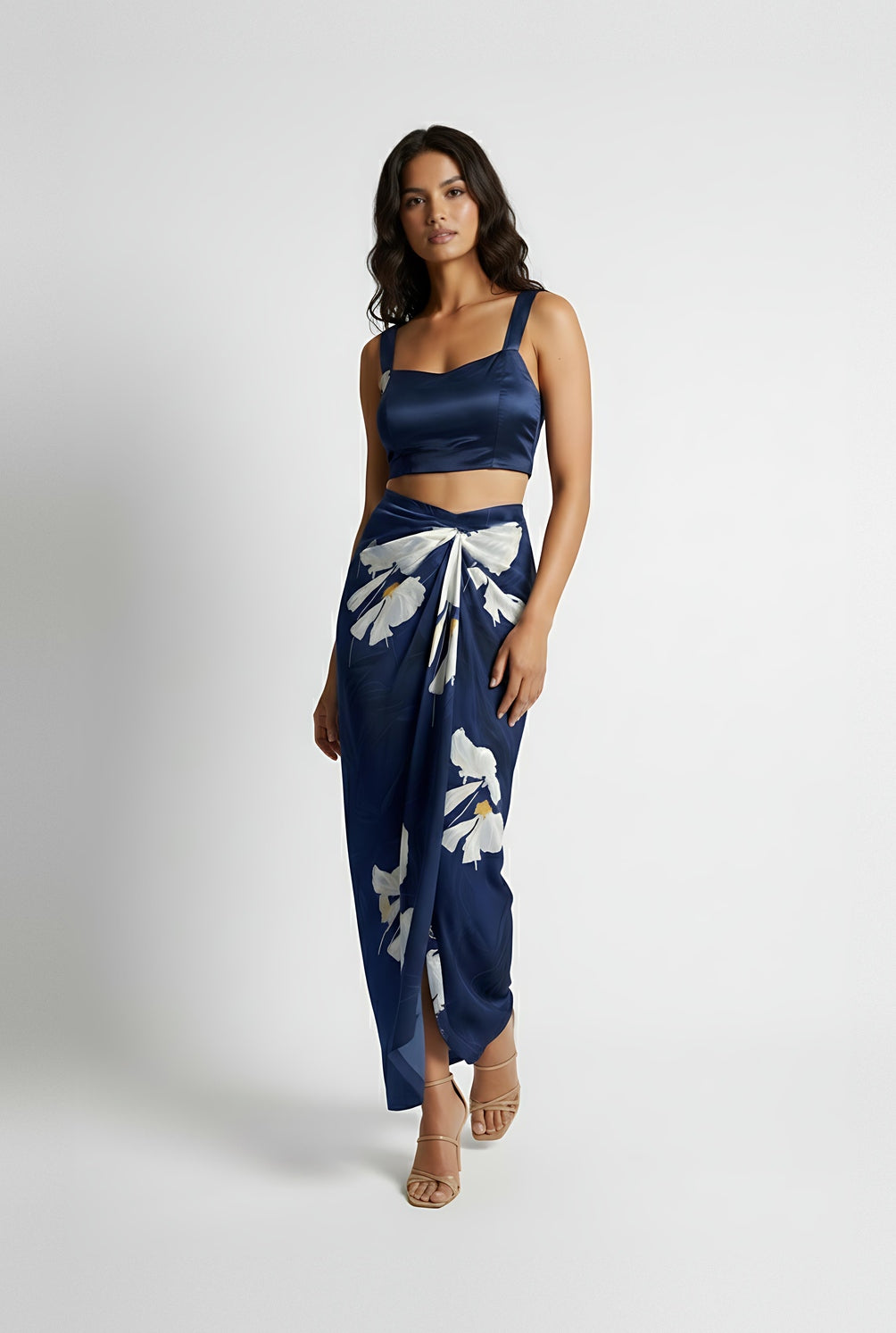 Twilight Floral Knot Co-ord
