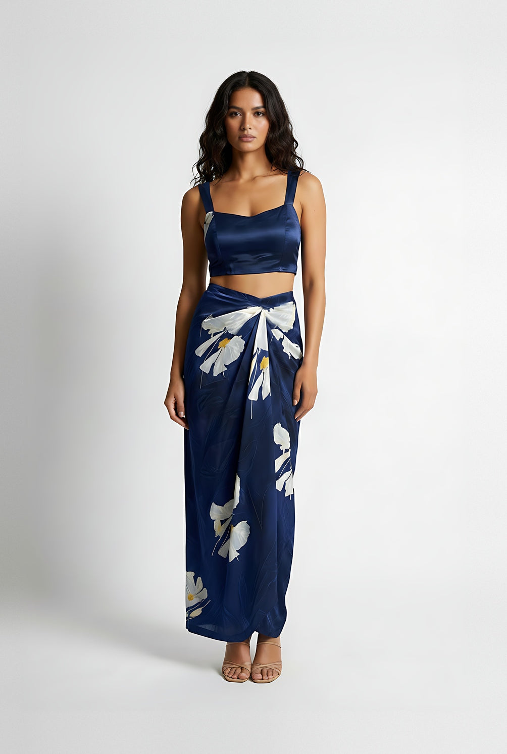 Twilight Floral Knot Co-ord
