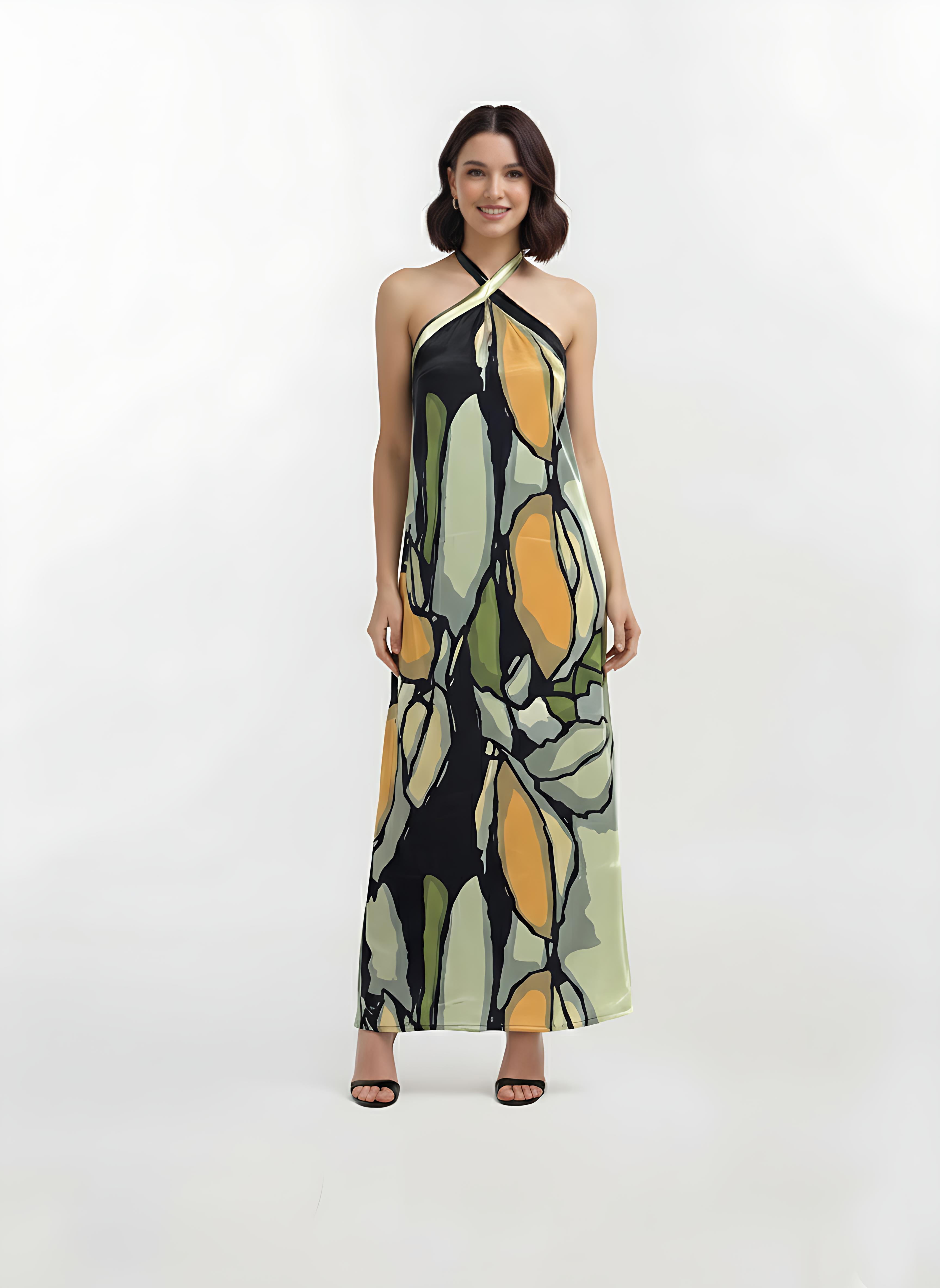 Olive Dawn Maxi Dress