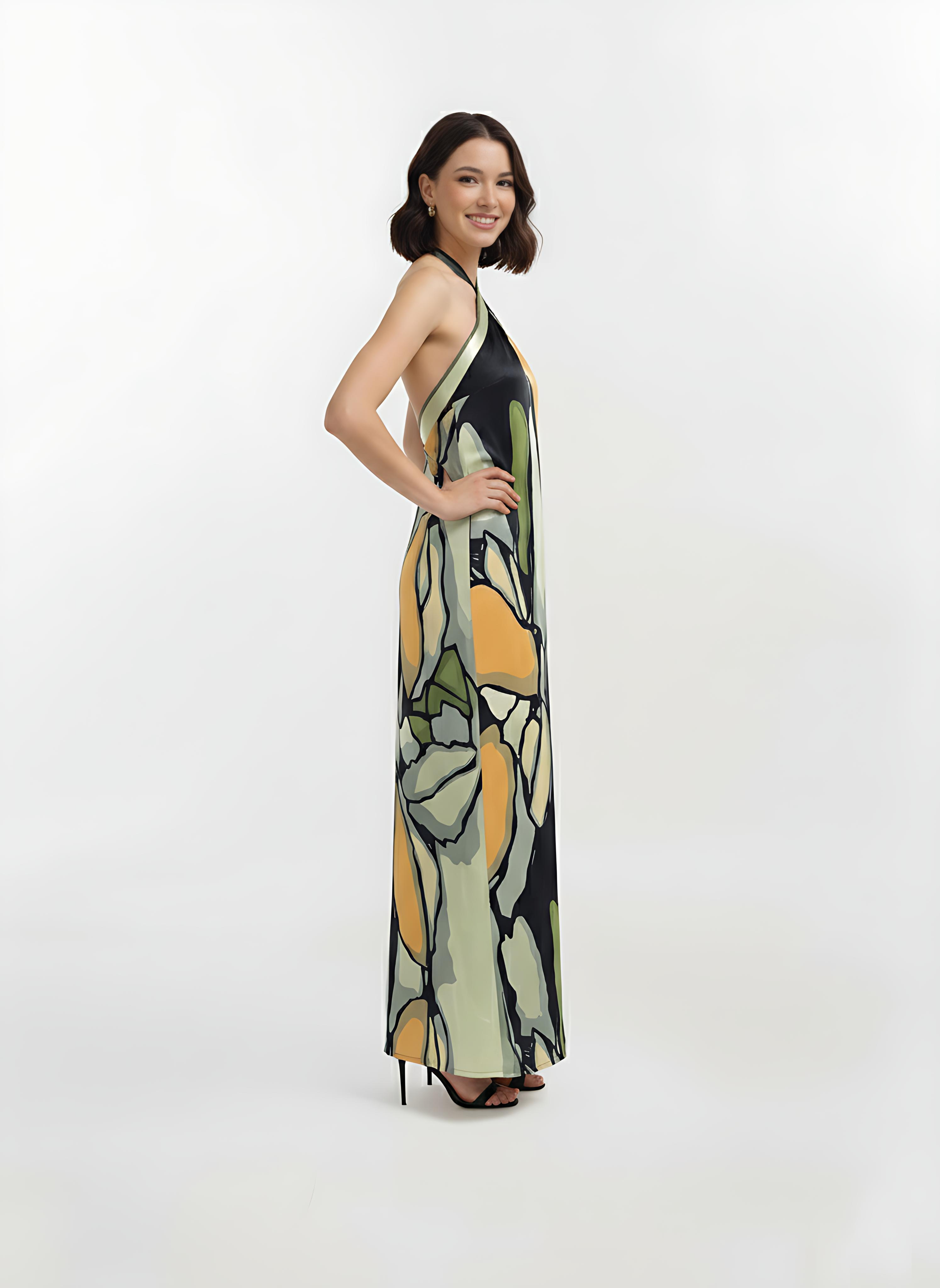 Olive Dawn Maxi Dress