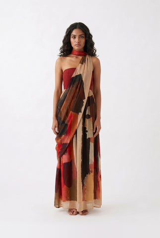 Alara Abstract Maxi Dress