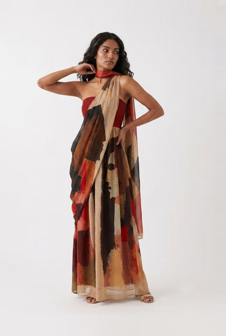 Alara Abstract Maxi Dress