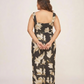 Plus size satin dress with a fluid, non-clingy silhouette that drapes smoothly over curves and moves with ease