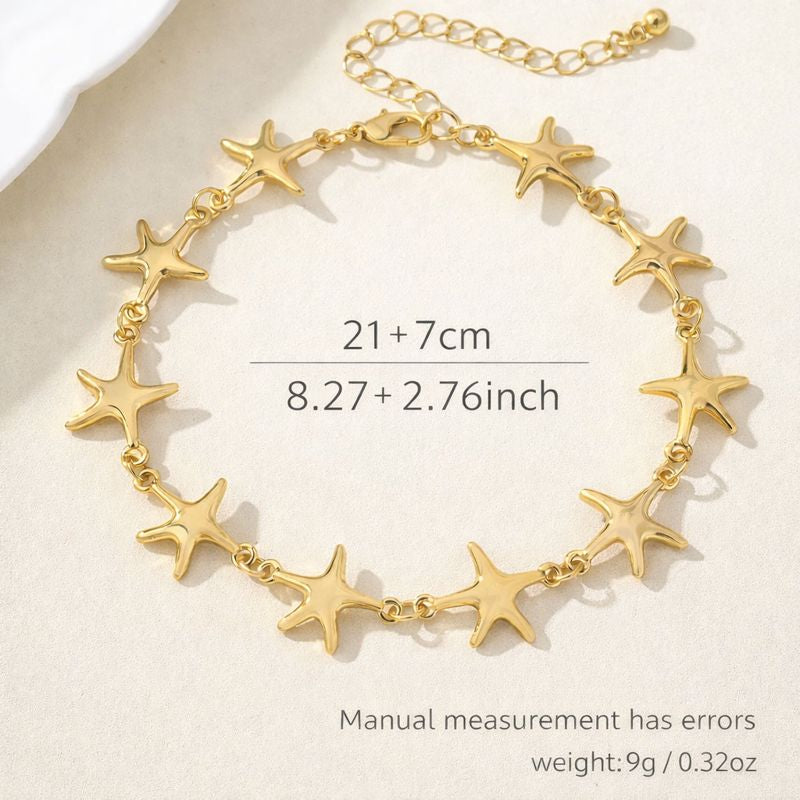 Starfish Chain Anklet