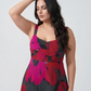 XL floral print chinon midi dress with a lightweight feel, perfect for parties and occasions