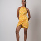 Floral short beach dress is a perfect vacation outfit or party wear western dress. It is made of soft and lightweight muslin making it an ideal resort wear pick